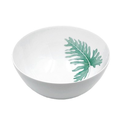 Hunan hualian Tableware sets in the style of small fresh and simple green leaves (bowls and plates)